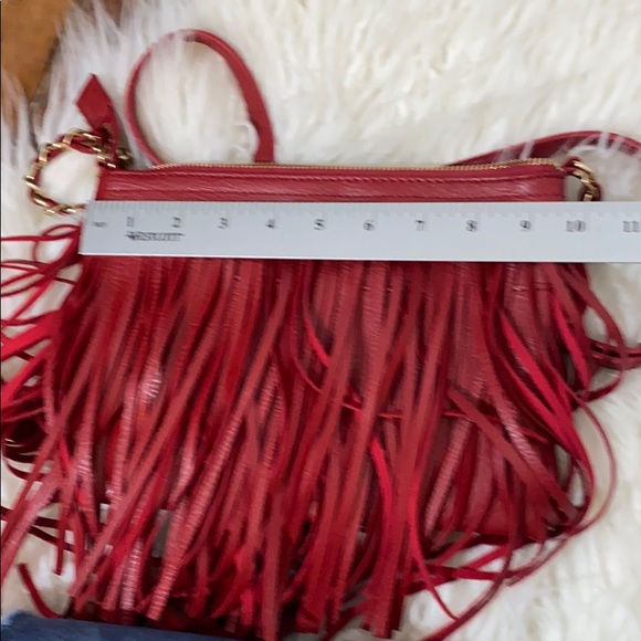 Red fringe purse - Picture 11 of 12